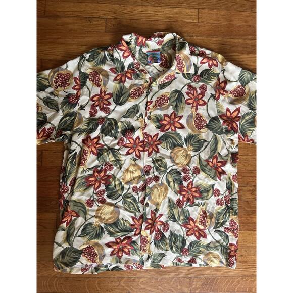 Vintage Joe Kealoha Hawaiian Shirt XL Short Sleeve Floral Aloha - Picture 2 of 4